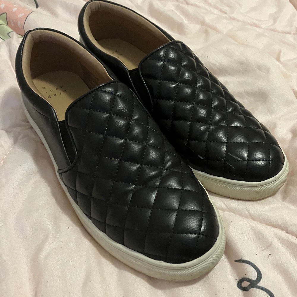 Black womens slides
